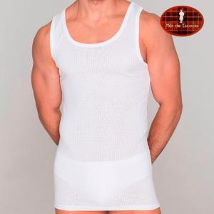 Camiseta tirantes calada Hilo de Escocia