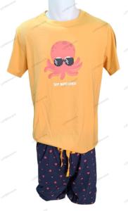 Pijama  de algodón pulpo